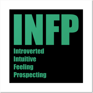 INFP The Mediator MBTI types 6A Myers Briggs personality Posters and Art